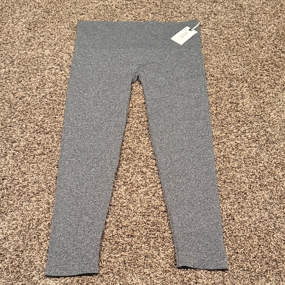 Matilda Jane Grey Leggings sz. L NWT